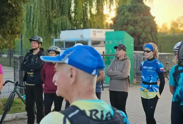 Piekarska Ustawka Sportowa: rowerzyści pokonali 5 km do Kamienia