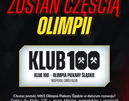 Klub 100 MKS Olimpia Piekary Śląskie – 50 zł miesięcznie wspiera piłkę ręczną