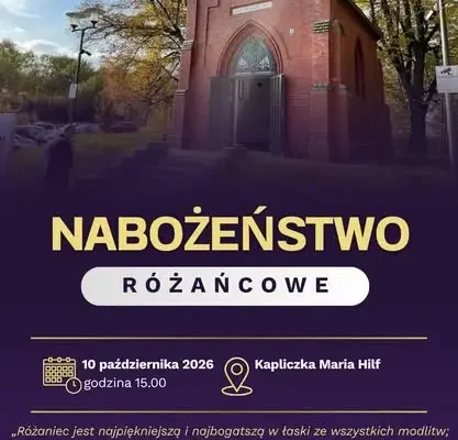Nabożeństwo różańcowe pod Kaplicą Maria Hilf w Piekarach Śląskich