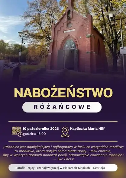 Nabożeństwo różańcowe pod Kaplicą Maria Hilf w Piekarach Śląskich