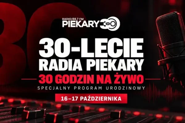 Radio Piekary kończy 30 lat. 30-godzinny program specjalny już 16 października