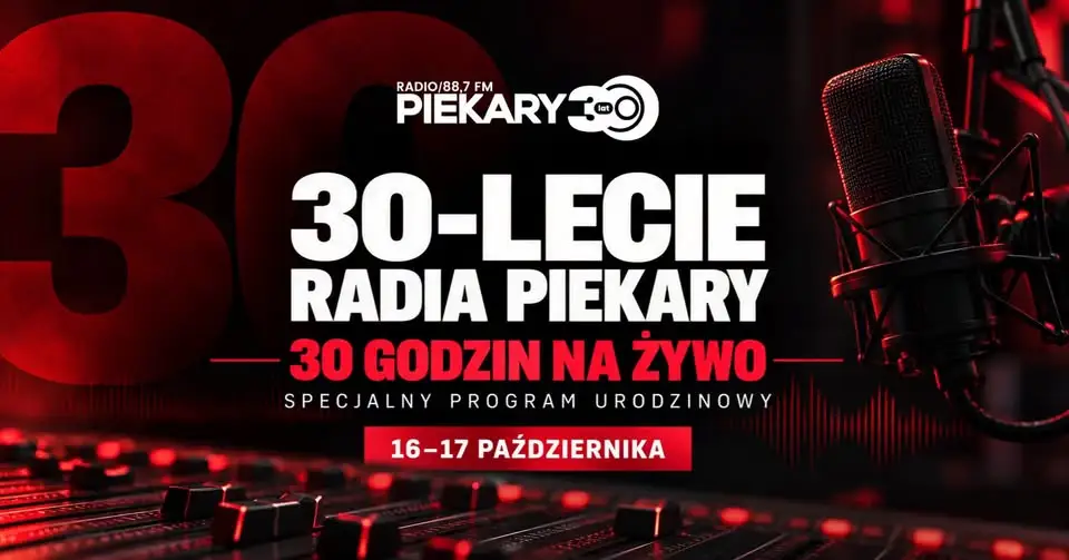 Radio Piekary kończy 30 lat. 30-godzinny program specjalny już 16 października
