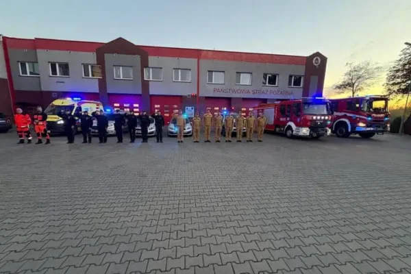 Piekary Śląskie: Służby oddały hołd strażakom poległym w Nisku