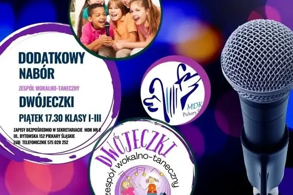 MDK 2 w Piekarach Śląskich zaprasza dzieci na zajęcia „Dwójeczek”