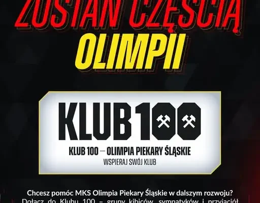 Klub 100 MKS Olimpia Piekary Śląskie zyskuje nowych członków