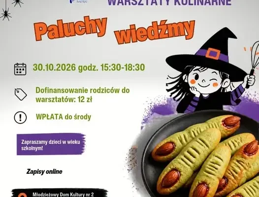 Halloweenowe warsztaty kulinarne w Piekarach Śląskich – „Paluchy wiedźmy”